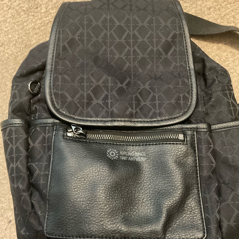 Kipling Black Mini Backpack
